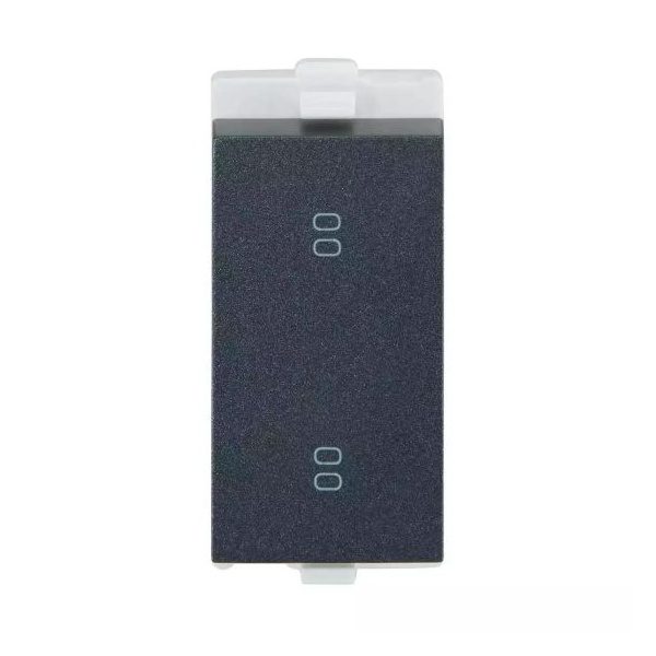 enGem Switch 16A 2 way 1M Stone Grey L T CB93201SS16 engem switch 16a 2 way 1m stone grey cb93201ss16 front