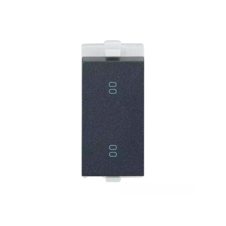 enGem Switch 16A 2 way 1M Stone Grey L T CB93201SS16 engem switch 16a 2 way 1m stone grey cb93201ss16 front