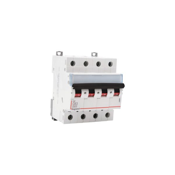 DX3 4 Pole C0.5A AC MCB 408684 Legrand lg 408684 web r r9frcadivystrwle