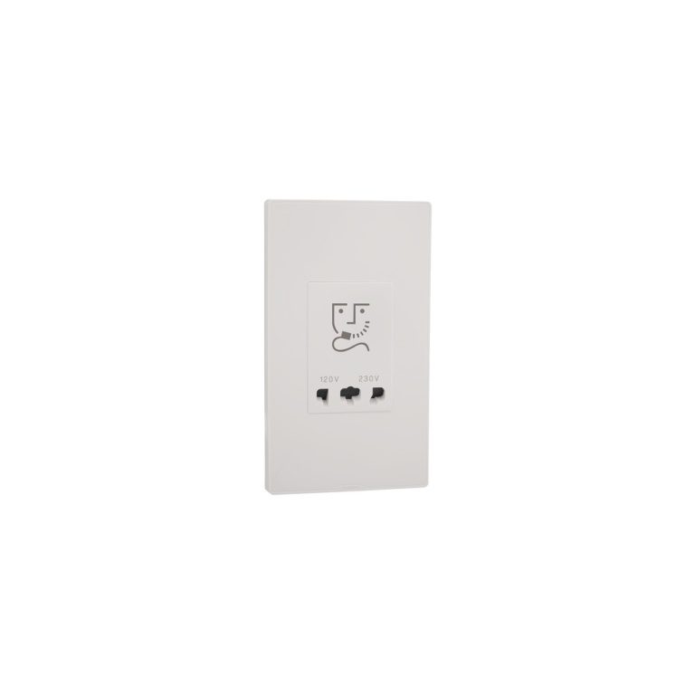 MYRIUS Shaver Socket-110 230V AC-Monoblock with Plate-4 Module-Classic White Legrand 679259 lg 679259 web r