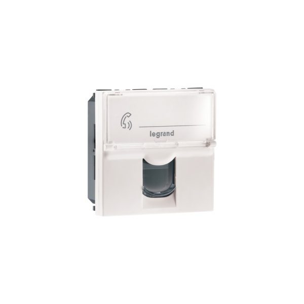 MYRIUS Information Socket-RJ45-Cat 6-UTP-Tooless with Shutter-2 Module-Classic White Legrand 679266 lg 679266 web r