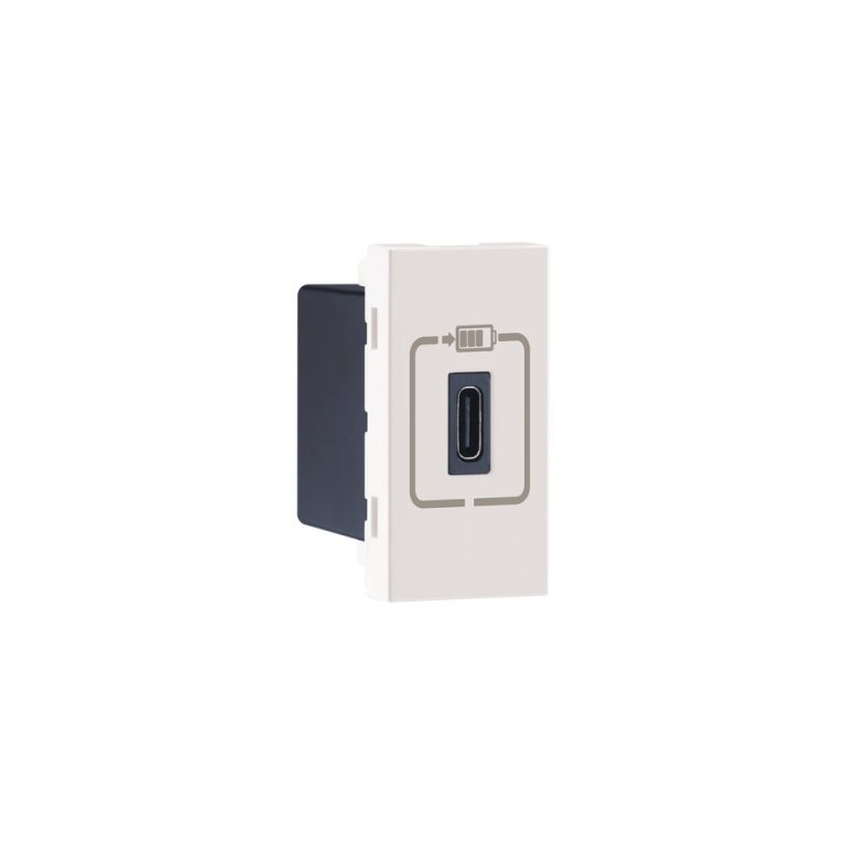 MYRIUS USB Charger-1500mA-Type C-1 Module-Classic White Legrand 679290 lg 679290 web r