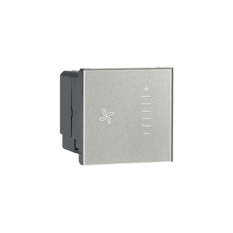 MYRIUS Touch Fan Regulator-100 Watts-2 Module-Silver Legrand 679305 lg 679305 web r