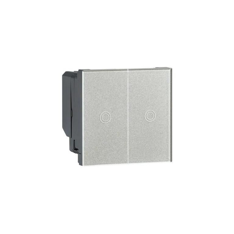 MYRIUS Touch Switch-2 Switch-1 Way-1000 Watts-2 Module-Silver Legrand 679308 lg 679308 web r