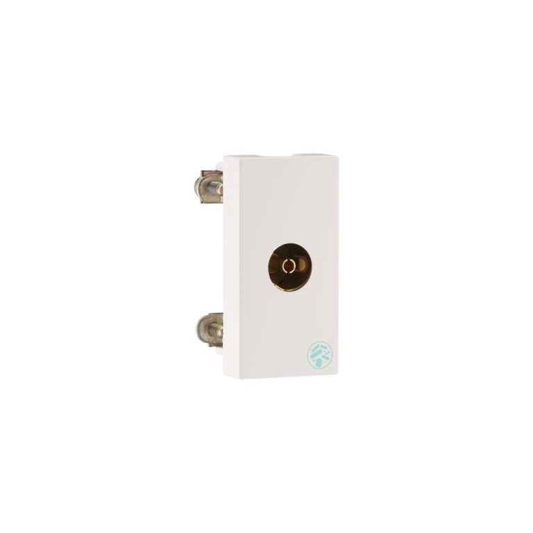 MYRIUS TV Co-axial Socket-1 Module-Anti-Bacterial-Classic White Legrand 679330 lg 679330 web r
