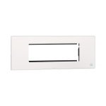 MYRIUS Cover Plate with Support Frame-6 Module-Anti-Bacterial-Classic White Legrand 679346 lg 679346 web r
