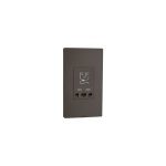 MYRIUS Shaver Socket-120 230V AC-Monoblock with Plate-4 Module-Charcoal Grey Legrand 679459 lg 679459 web r
