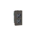 MYRIUS Telephone Socket-Double RJ11-Charcoal Grey Legrand 679463 lg 679463 web r