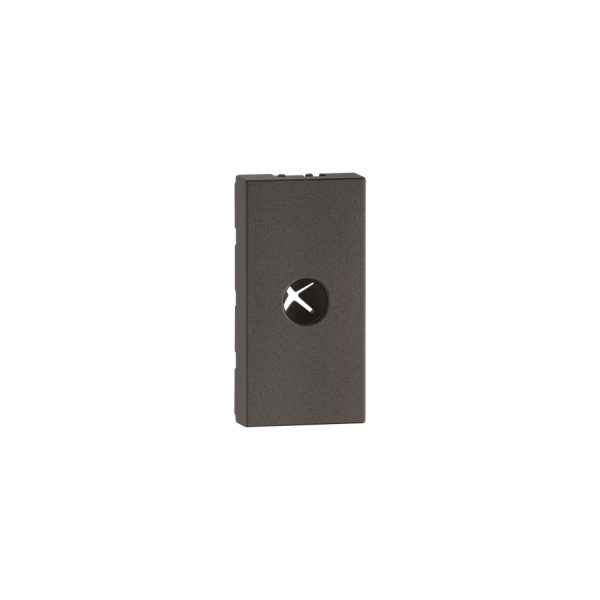 MYRIUS Cable Outlet-8mm-1 Module-Charcoal Grey Legrand 679475 lg 679475 web r
