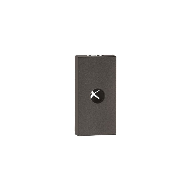 MYRIUS Cable Outlet-8mm-1 Module-Charcoal Grey Legrand 679475 lg 679475 web r