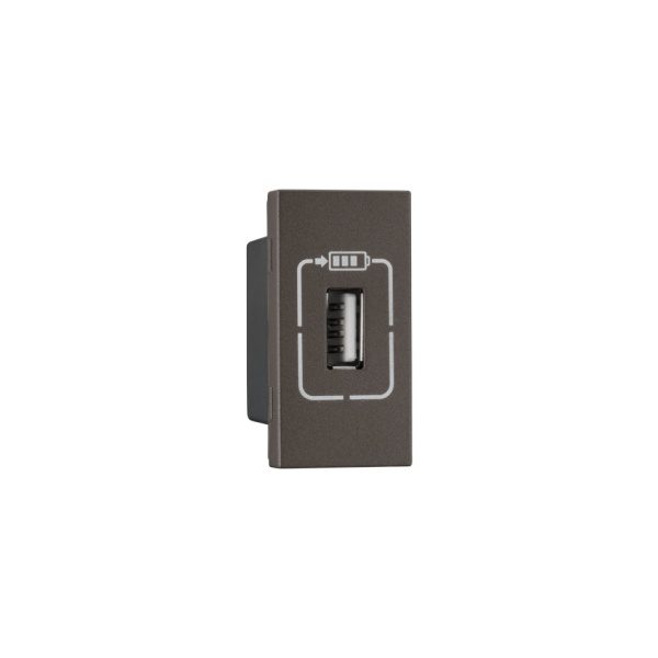 MYRIUS USB Charger-1500mA-Type A-1 Module-Charcoal Grey Legrand 679488 lg 679488 web r