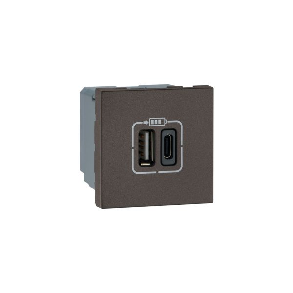 MYRIUS USB Charger-3000mA-Type A C-2 Module-Charcoal Grey Legrand 679489 lg 679489 web r