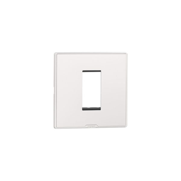MYRIUS Cover Plate with Support Frame-1 Module-Classic White Legrand 679501 lg 679501 web r