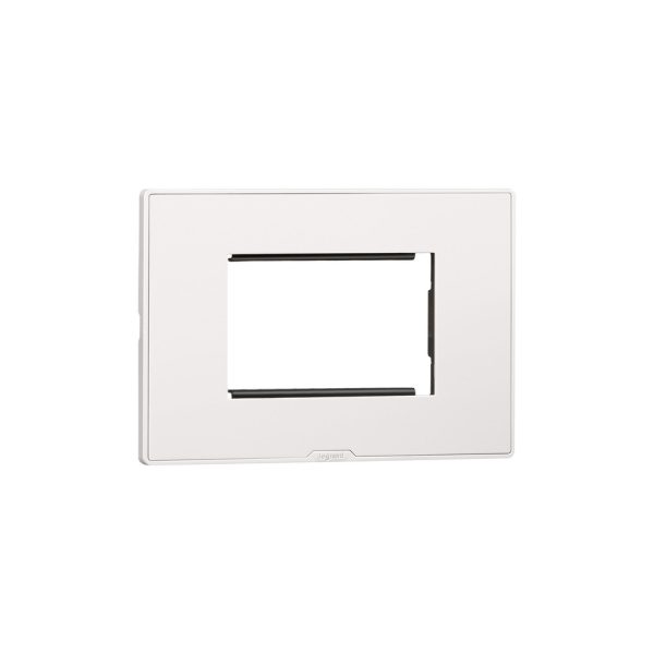 MYRIUS Cover Plate with Support Frame-3 Module-Classic White Legrand 679503 lg 679503 web r