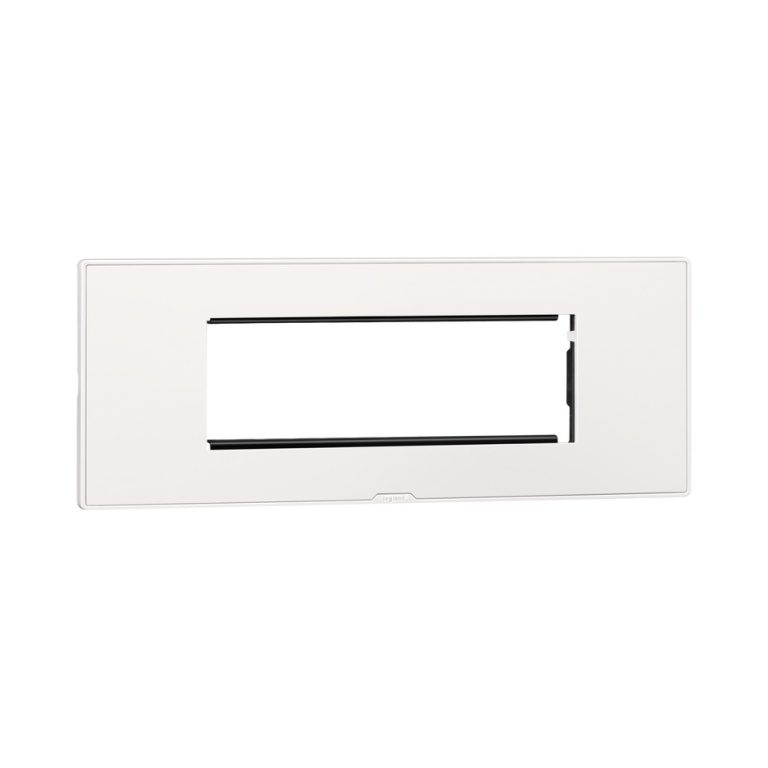 MYRIUS Cover Plate with Support Frame-6 Module-Classic White Legrand 679506 lg 679506 web r