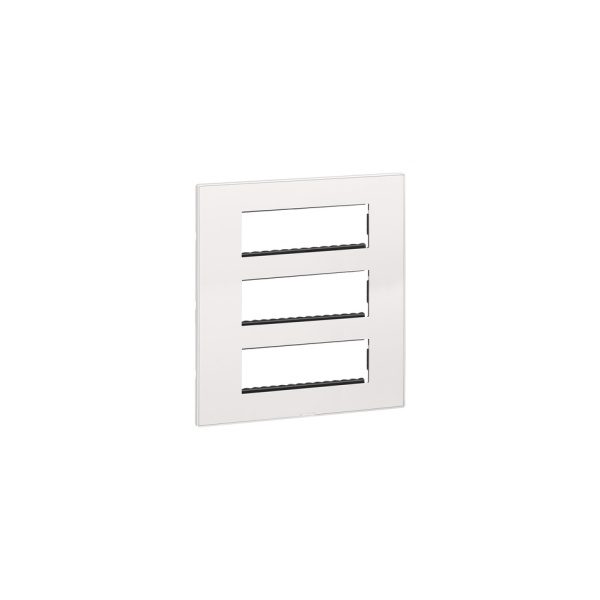 MYRIUS Cover Plate with Support Frame-18 Module-Classic White Legrand 679518 lg 679518 web r