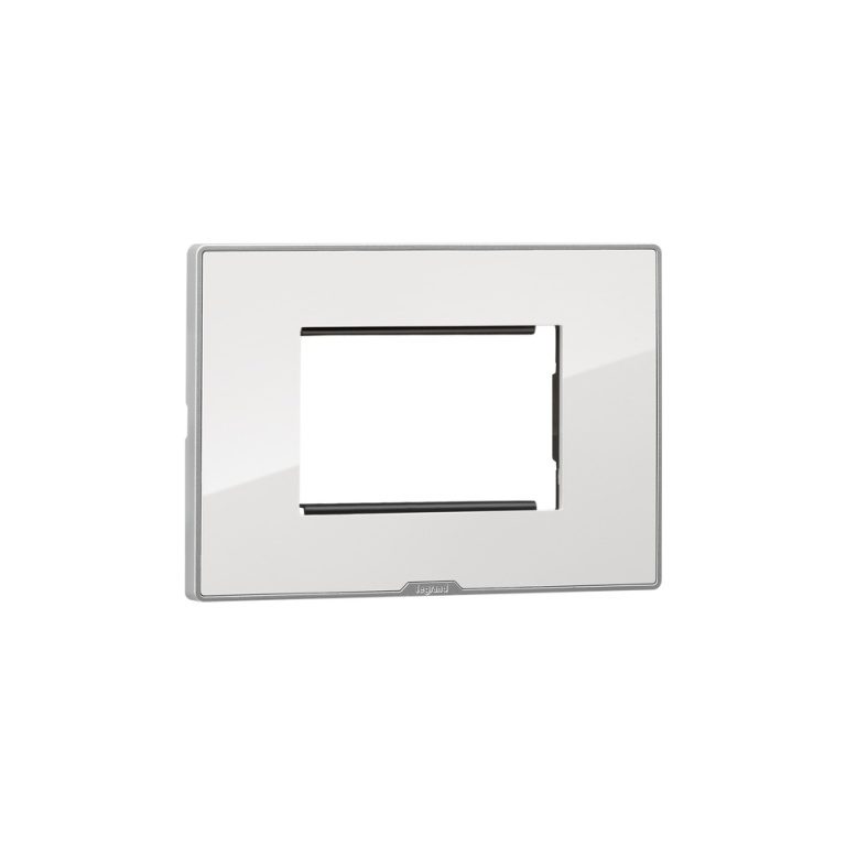 MYRIUS Cover Plate with Support Frame-3 Module-Ice White Legrand 679523 lg 679523 web r