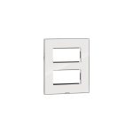 MYRIUS Cover Plate with Support Frame-2 4 Module-Ice White Legrand 679529 lg 679529 web r