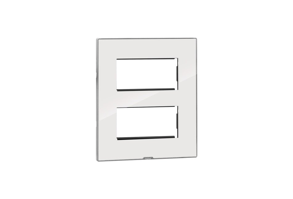 lg-679529-web-r MYRIUS Cover Plate with Support Frame-2 4 Module-Ice White Legrand 679529 lg 679529 web r