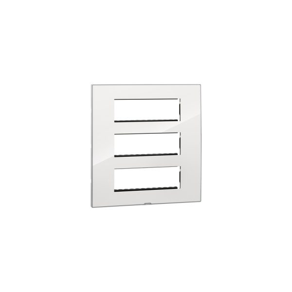 MYRIUS Cover Plate with Support Frame-18 Module-Ice White Legrand 679538 lg 679538 web r