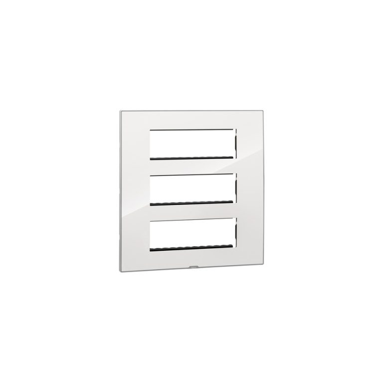 MYRIUS Cover Plate with Support Frame-18 Module-Ice White Legrand 679538 lg 679538 web r