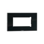 MYRIUS Cover Plate with Support Frame-4 Module-Ice Black Legrand 679544 lg 679544 web r