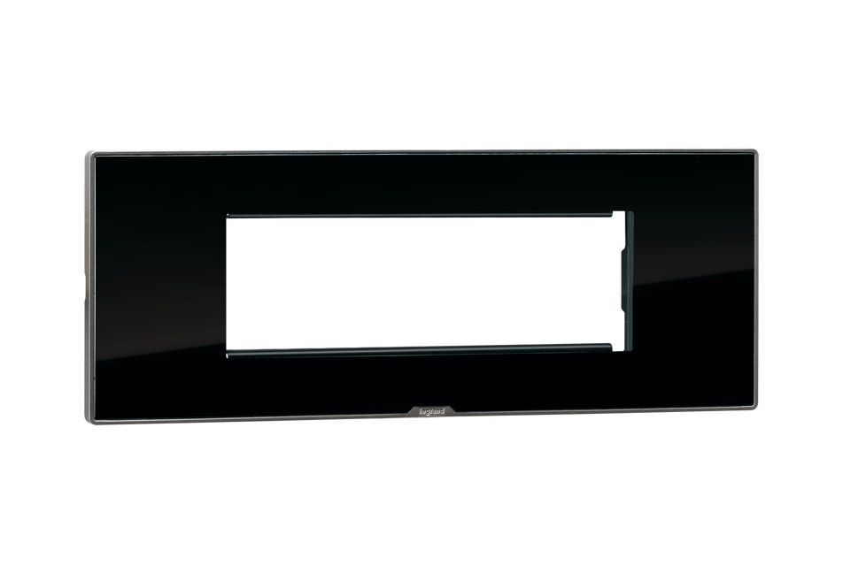lg-679546-web-r MYRIUS Cover Plate with Support Frame-6 Module-Ice Black Legrand 679546 lg 679546 web r