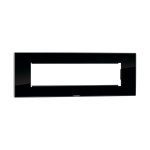 MYRIUS Cover Plate with Support Frame-8 Module-Ice Black Legrand 679548 lg 679548 web r