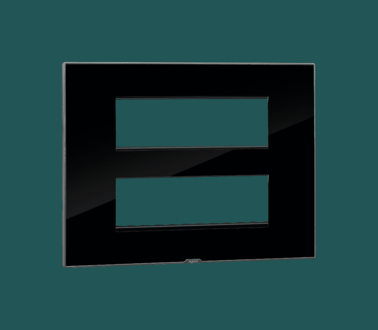 MYRIUS Cover Plate with Support Frame-12 Module-Ice Black Legrand 679552 lg 679552 web r 2