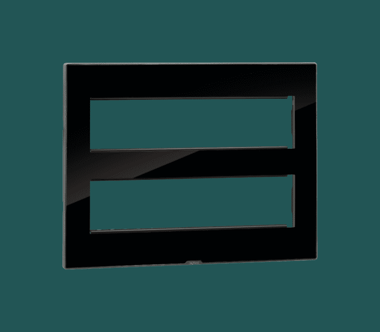 MYRIUS Cover Plate with Support Frame-16 Module-Ice Black Legrand 679556 lg 679556 web r 2