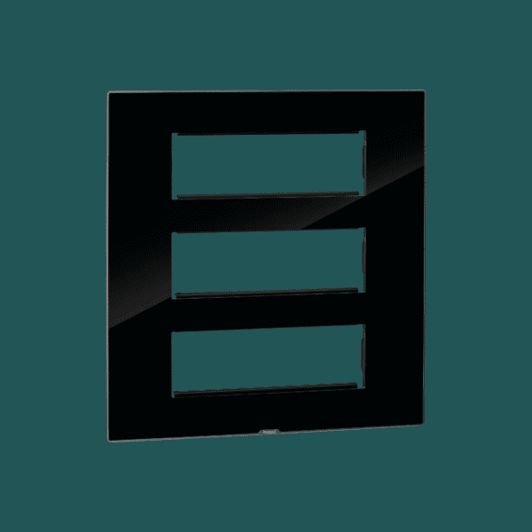MYRIUS Cover Plate with Support Frame-18 Module-Ice Black Legrand 679558 lg 679558 web r 2