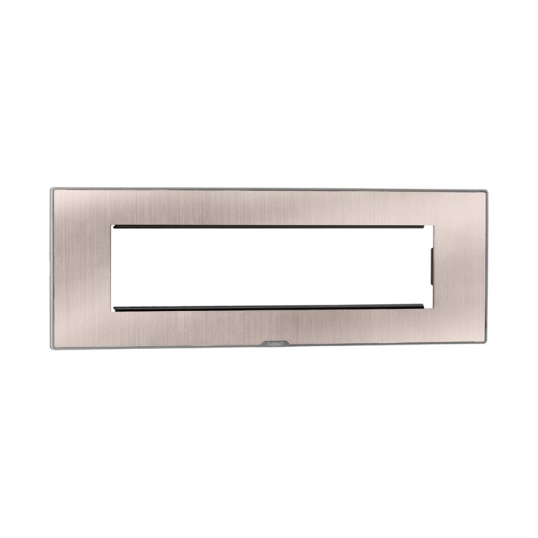 MYRIUS Cover Plate with Support Frame-8 Module-Pearl Champagne Legrand 679568 lg 679568 web r