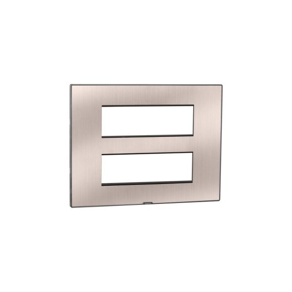 MYRIUS Cover Plate with Support Frame-12 Module-Pearl Champagne Legrand 679572 lg 679572 web r