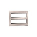 MYRIUS Cover Plate with Support Frame-16 Module-Pearl Champagne Legrand 679576 lg 679576 web r