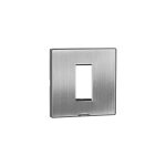 MYRIUS Cover Plate with Support Frame-1 Module-Sonic Silver Legrand 679581 lg 679581 web r