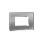 MYRIUS Cover Plate with Support Frame-3 Module-Sonic Silver Legrand 679583 lg 679583 web r