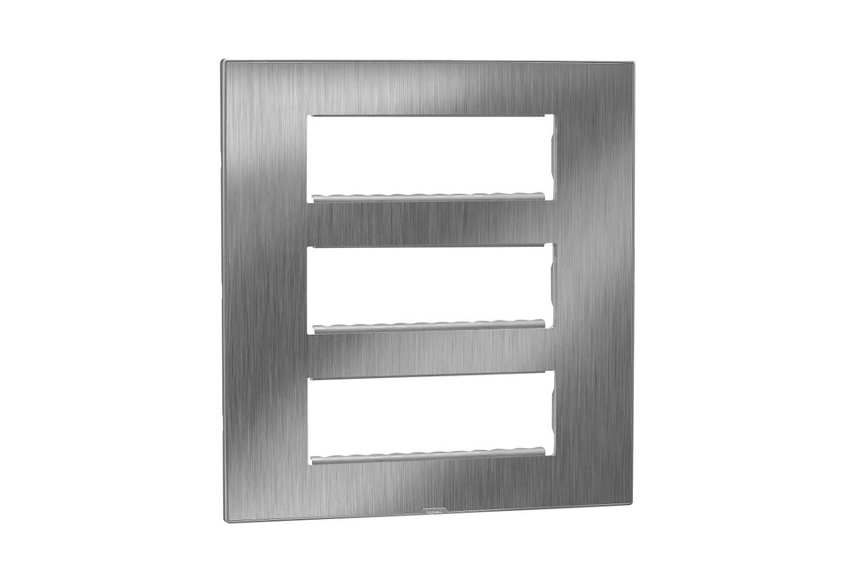 lg-679598-web-r MYRIUS Cover Plate with Support Frame-18 Module-Sonic Silver Legrand 679598 lg 679598 web r