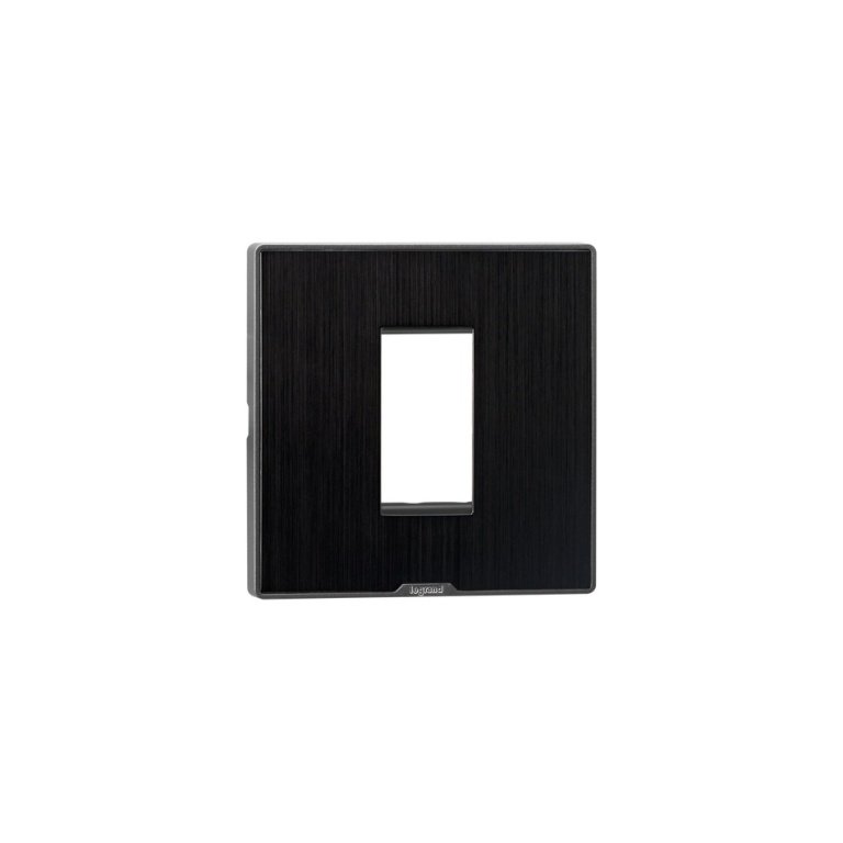 MYRIUS Cover Plate with Support Frame-1 Module-Dark Fade Legrand 679601 lg 679601 web r