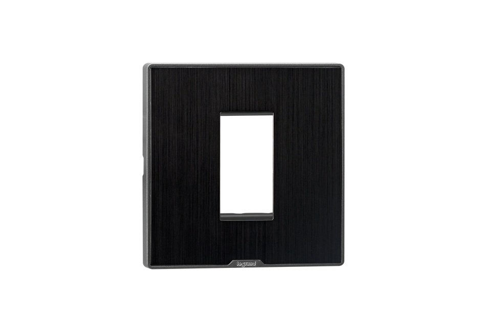 lg-679601-web-r MYRIUS Cover Plate with Support Frame-1 Module-Dark Fade Legrand 679601 lg 679601 web r