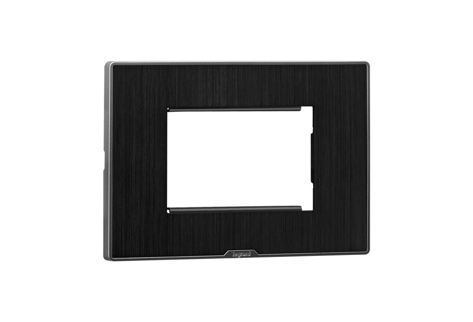 lg-679603-web-r MYRIUS Cover Plate with Support Frame-3 Module-Dark Fade Legrand 679603 lg 679603 web r