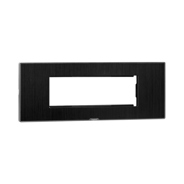 MYRIUS Cover Plate with Support Frame-6 Module-Dark Fade Legrand 679606 lg 679606 web r