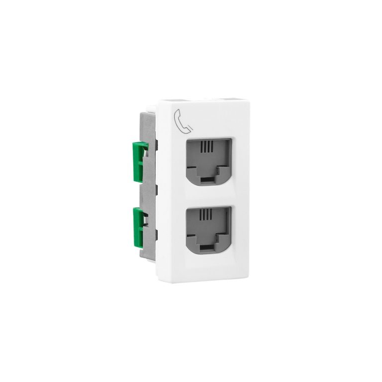 Allzy Telephone Socket-Double RJ11-with Shutter-1 Module-White Legrand 681131 lg 681131 web r wrnpztb0wijtadvr