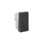 Allzy 6A-Bell Push-SP-1 Way-with Indicator-1 Module-Matt Black Legrand 681210 lg 681210 web r 8i9w1cjk1tkdvzun
