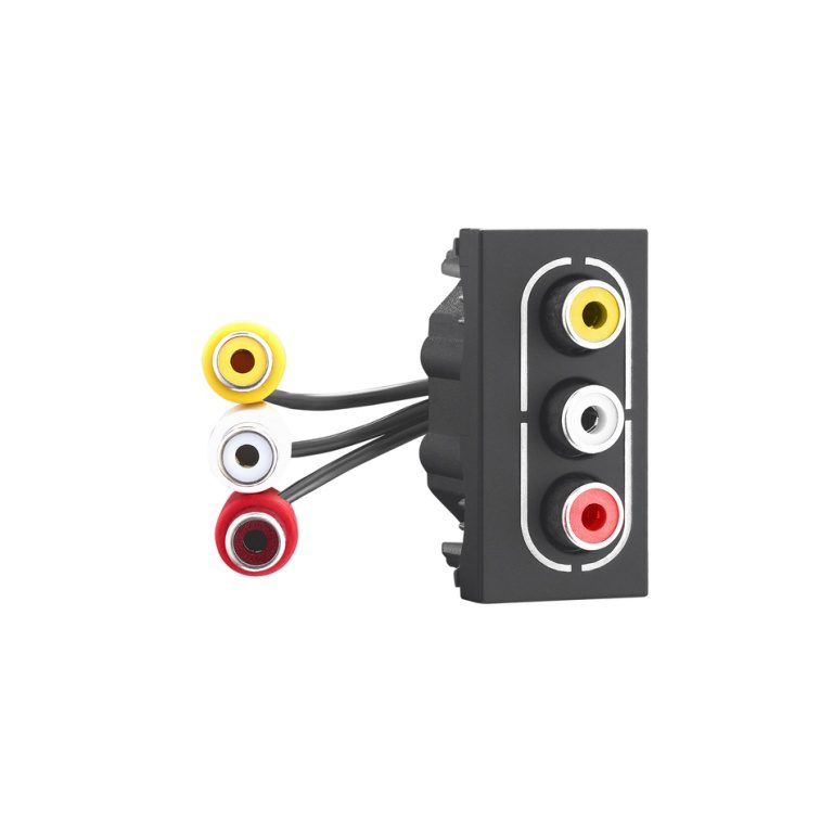 Allzy Preterminated Audio Video Connector-1 Module-Matt Black Legrand 681235 lg 681235 web r s6ccmljtiupqe2wo