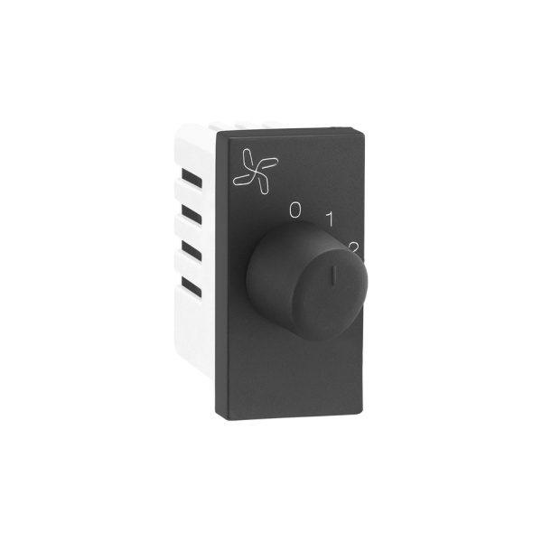Allzy Fan Step Regulator-4 Step-100 Watts-1 Module-Matt Black Legrand 681240 lg 681240 web r iemyim7cfocpcovz