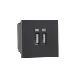 Allzy USB Charger-3000mA-Type A A-2 Module-Matt Black Legrand 681251 lg 681251 web r cpwp976gnqufsuba