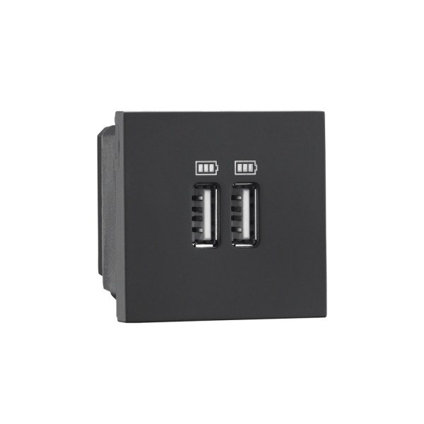 Allzy USB Charger-3000mA-Type A A-2 Module-Matt Black Legrand 681251 lg 681251 web r cpwp976gnqufsuba