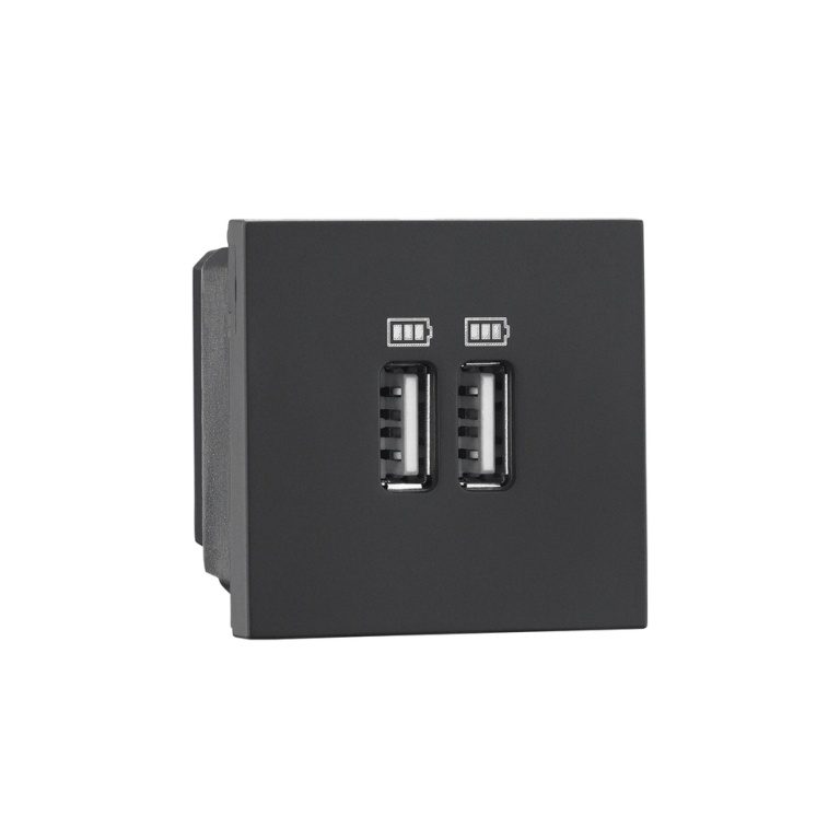 Allzy USB Charger-3000mA-Type A A-2 Module-Matt Black Legrand 681251 lg 681251 web r cpwp976gnqufsuba