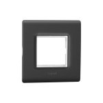 Allzy Cover Plate with Frame-2 Module-Matt Black Legrand 681312 lg 681312 web r fgz0lhvxgpvjkblf