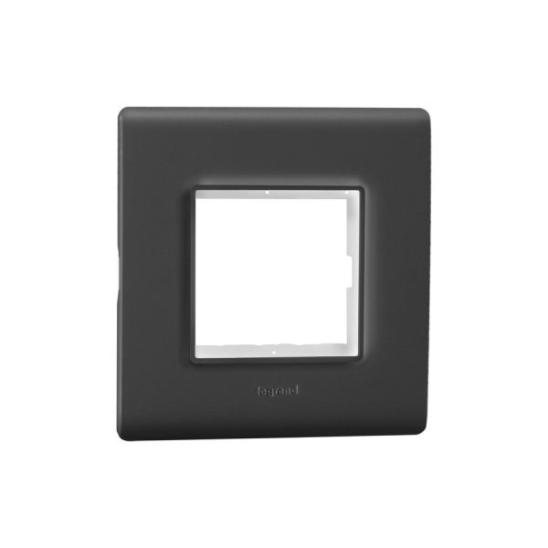 Allzy Cover Plate with Frame-2 Module-Matt Black Legrand 681312 lg 681312 web r fgz0lhvxgpvjkblf